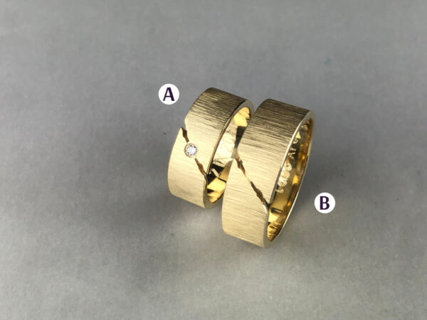 Fantasy wedding rings  - model F11 - Image 3