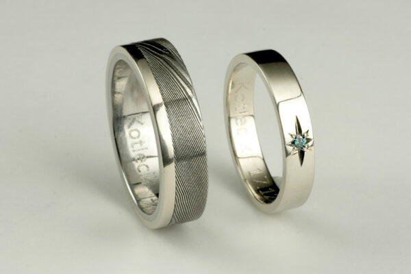 Fantasy wedding rings  - model F13