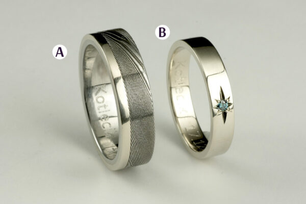 Fantasy wedding rings  - model F13 - Image 2