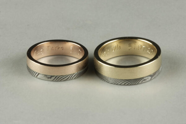 Fantasy wedding rings  - model F9