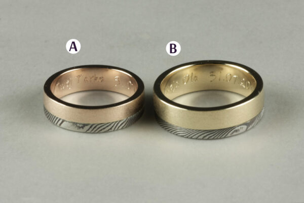 Fantasy wedding rings  - model F9 - Image 2