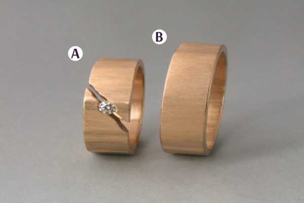 Fantasy wedding rings  - model F15 - Image 2