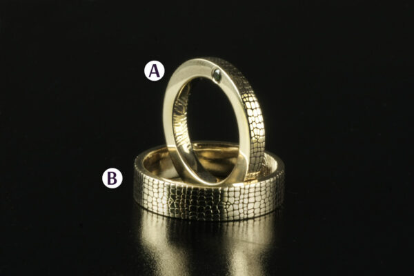 Fantasy wedding rings  - model F16 - Image 2