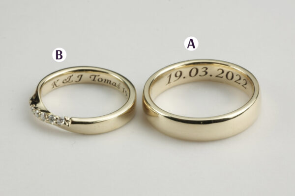 Fantasy wedding rings  - model F41 - Image 3