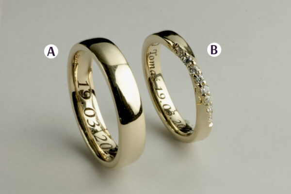 Fantasy wedding rings  - model F41 - Image 4