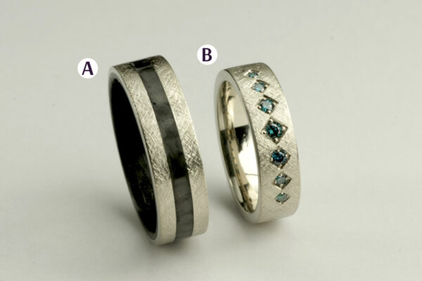 Fantasy wedding rings  - model F18 - Image 2