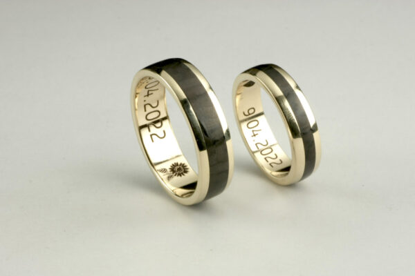 Fantasy wedding rings  - model F19