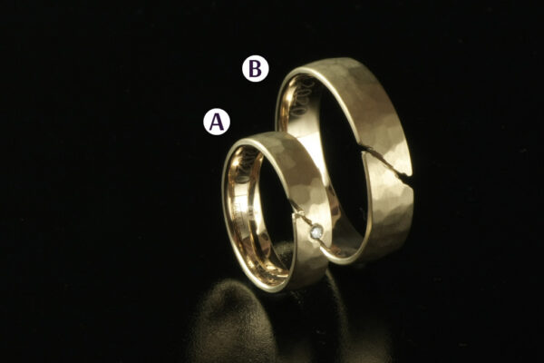 Fantasy wedding rings  - model F21 - Image 2