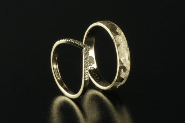 Fantasy wedding rings  - model F23