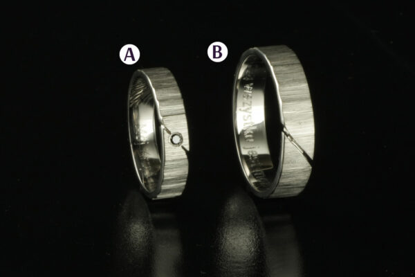 Fantasy wedding rings  - model F24 - Image 2