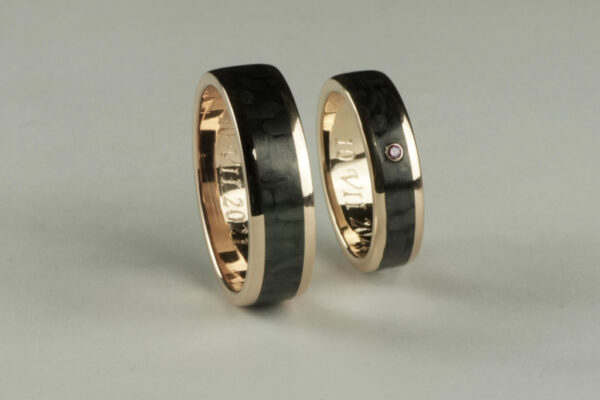 Fantasy wedding rings  - model F25