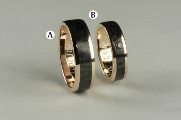Fantasy wedding rings  - model F25 - Image 2