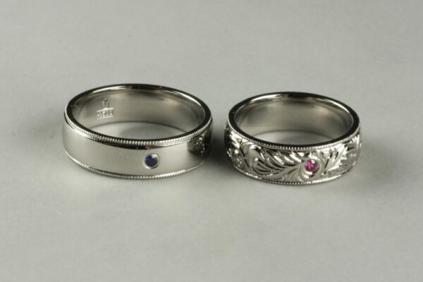 Fantasy wedding rings  - model F28