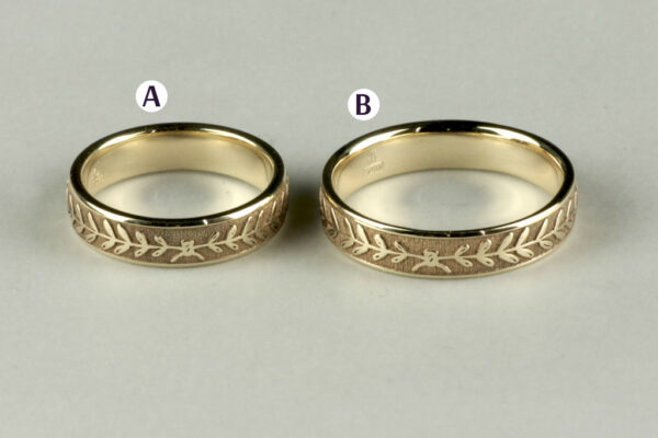 Fantasy wedding rings  - model F30 - Image 2