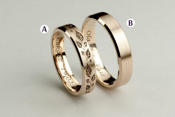 Fantasy wedding rings  - model F31 - Image 4