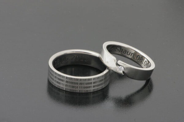 Fantasy wedding rings  - model F32