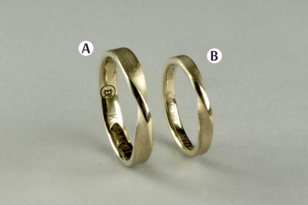 Fantasy wedding rings  - model F44 - Image 2