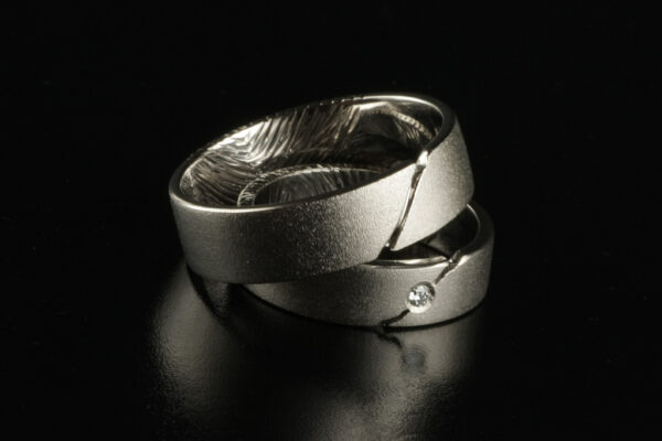 Fantasy wedding rings  - model F36