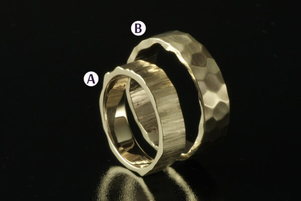 Fantasy wedding rings  - model F37 - Image 2