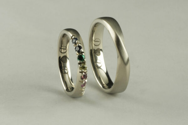 Fantasy wedding rings  - model F43